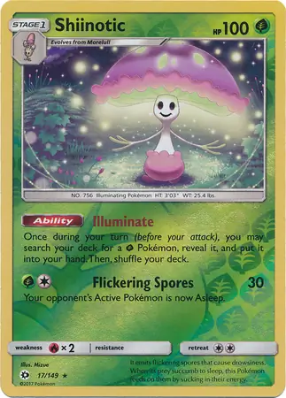 Shiinotic Reverse Holo 17 Normal