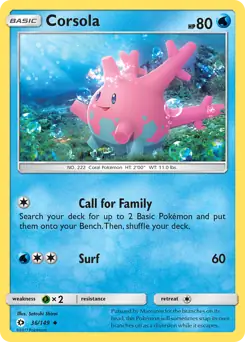 Corsola 36 Normal