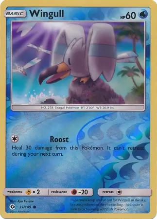 Wingull Reverse Holo 37 Normal