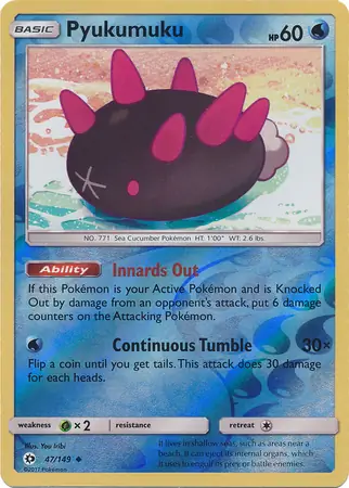 Pyukumuku Reverse Holo 47 Normal