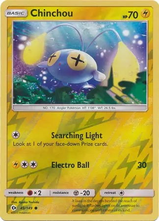 Chinchou Reverse Holo 49