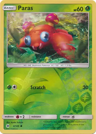 Paras Reverse Holo 4