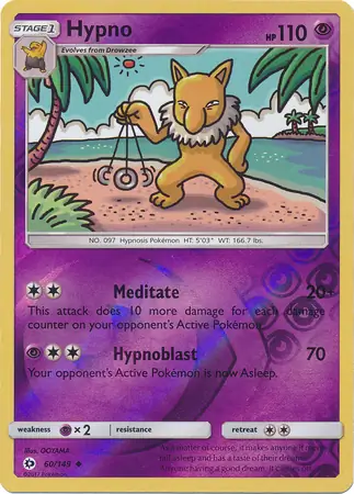 Hypno Reverse Holo 60