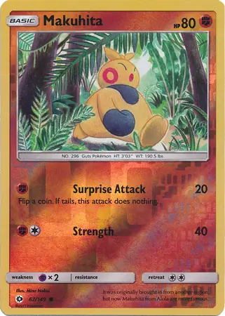Makuhita Reverse Holo 67 Normal