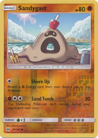 Sandygast Reverse Holo 74 Normal