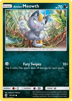 Alolan Meowth 78 Normal