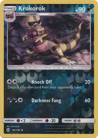 Krokorok Reverse Holo 84