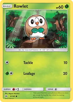 Rowlet 9 Normal