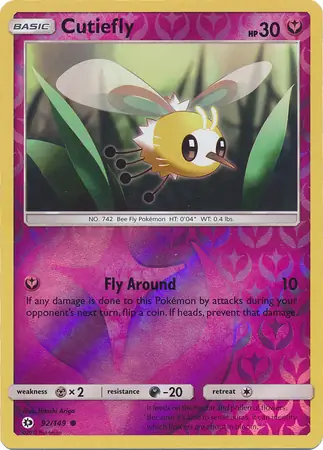 Cutiefly Reverse Holo 92