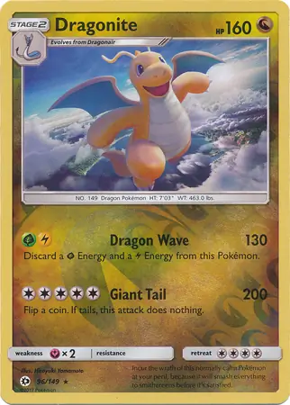 Dragonite Reverse Holo 96