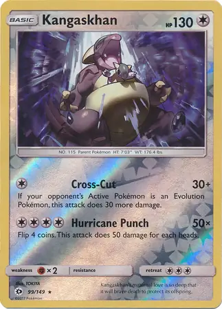 Kangaskhan Reverse Holo 99 Normal