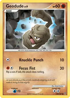 Geodude 105 Normal