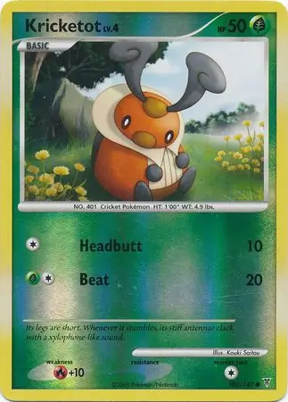 Kricketot Reverse Holo 109 Normal
