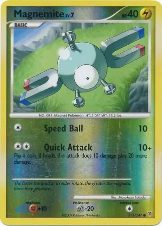 Magnemite Reverse Holo 111 Normal