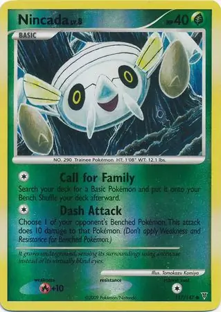 Nincada Reverse Holo 117 Normal