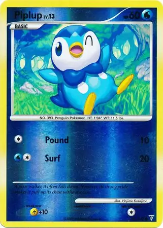 Piplup Reverse Holo 121 Normal