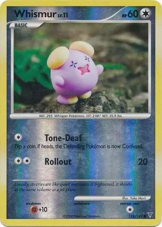 Whismur Reverse Holo 132 Normal
