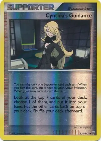 Cynthia's Guidance Reverse Holo 136 Normal