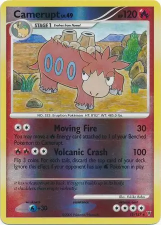 Camerupt Reverse Holo 18