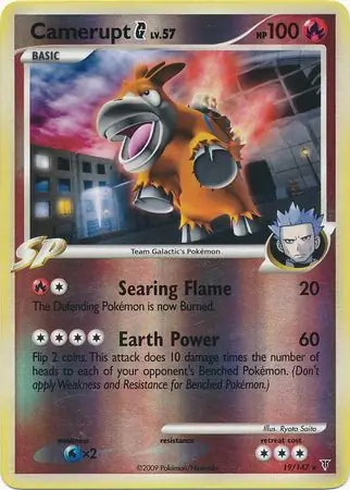 Camerupt G Reverse Holo 19