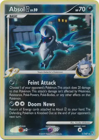 Absol G Reverse Holo 1