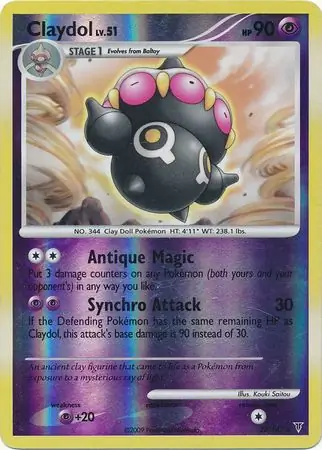 Claydol Reverse Holo 22 Normal