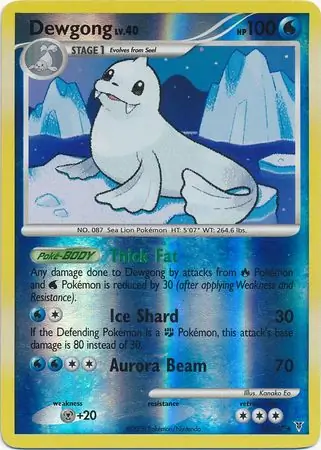 Dewgong Reverse Holo 24 Normal