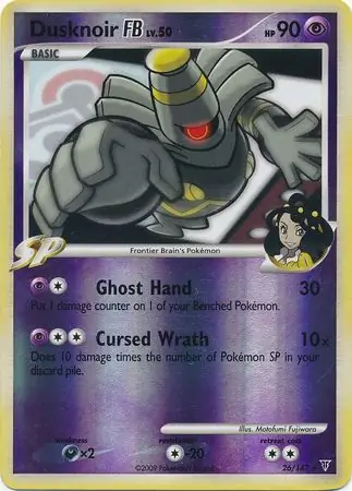 Dusknoir FB Reverse Holo 26 Normal