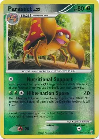 Parasect Reverse Holo 38 Normal