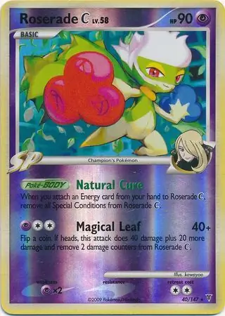 Roserade C Reverse Holo 40 Normal