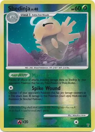 Shedinja Reverse Holo 44 Normal