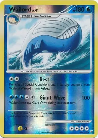 Wailord Reverse Holo 47 Normal