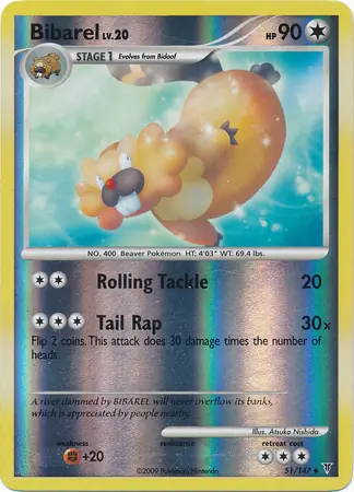 Bibarel Reverse Holo 51 Normal