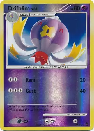 Drifblim Reverse Holo 57 Normal