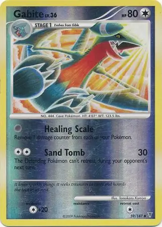 Gabite Reverse Holo 59 Normal