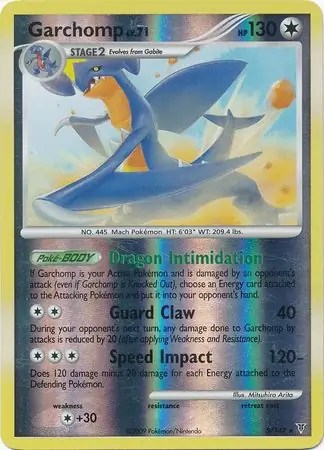 Garchomp Reverse Holo 5 Normal