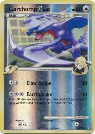 Garchomp C Reverse Holo 60 Normal