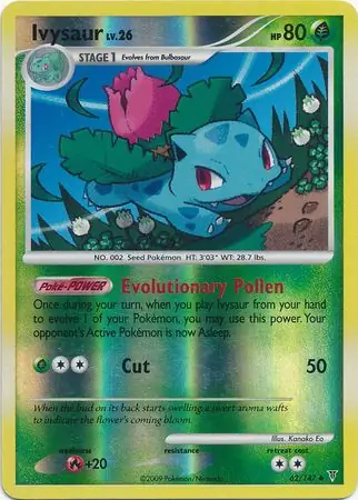 Ivysaur Reverse Holo 62