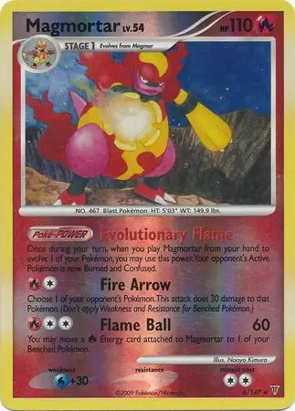 Magmortar Reverse Holo 6
