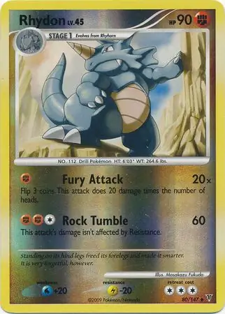 Rhydon Reverse Holo 80 Normal