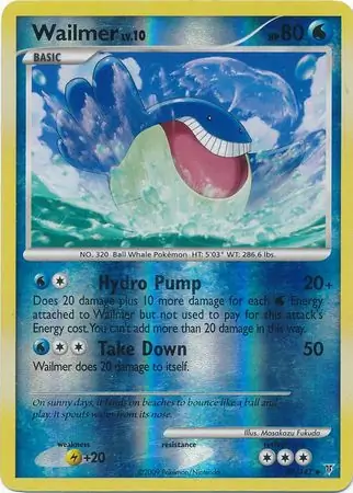 Wailmer Reverse Holo 87 Normal