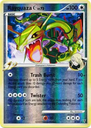Rayquaza C Reverse Holo 8 Normal