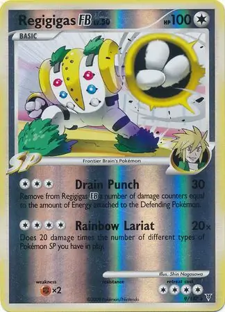 Regigigas FB Reverse Holo 9 Normal