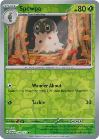 Spewpa Reverse Holo 006 Normal