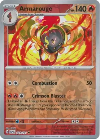 Armarouge Reverse Holo 034 Normal