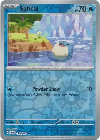 Spheal Reverse Holo 043 Normal