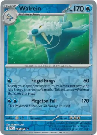 Walrein Reverse Holo 045 Normal