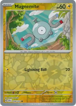 Magnemite Reverse Holo 058