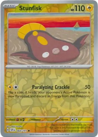 Stunfisk Reverse Holo 064 Normal