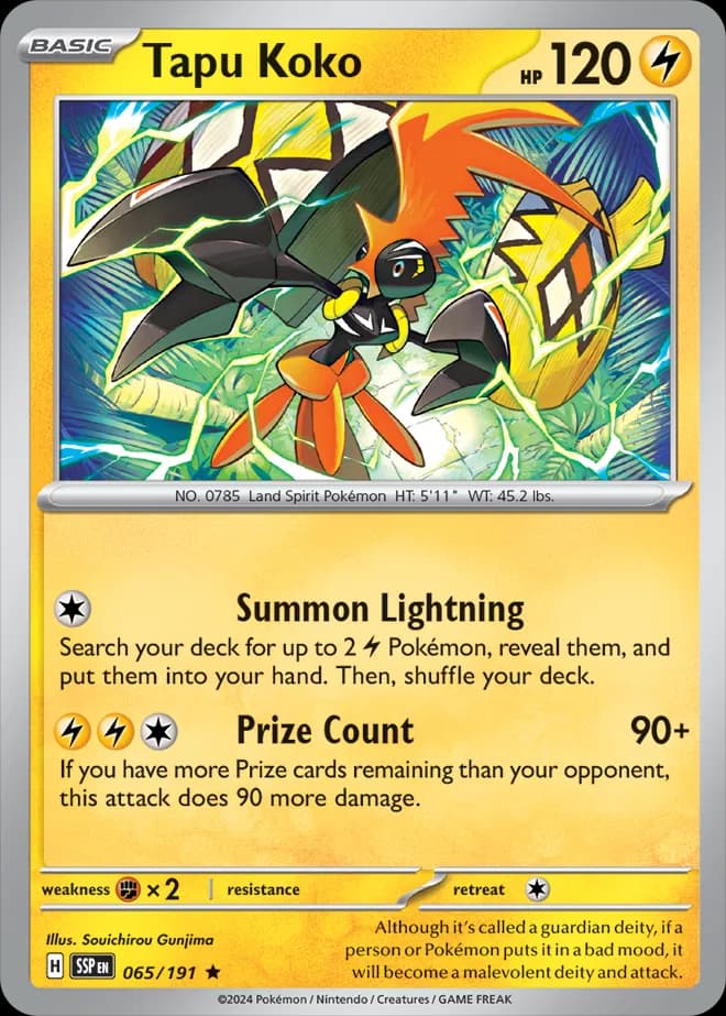 Tapu Koko 065 Normal